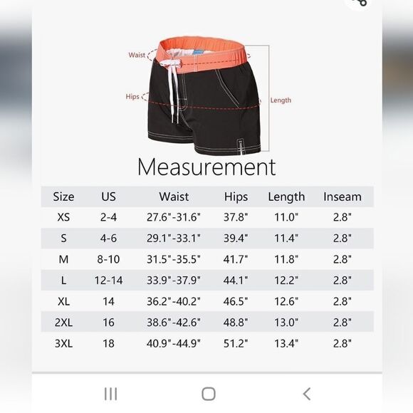 Meegsking Women Quick Dry Swimwear Trunks Sports Board Shorts with Soft … - Picture 3 of 10